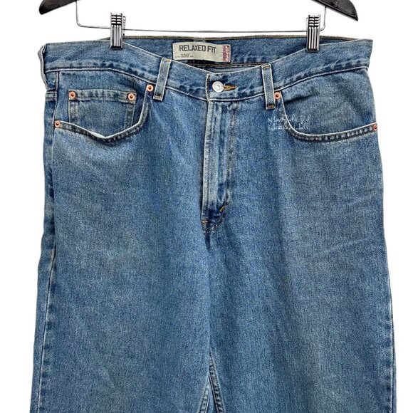 Levi's 550 Classic Style Relaxed Fit Jeans Size 35/30 - Picture 2 of 9